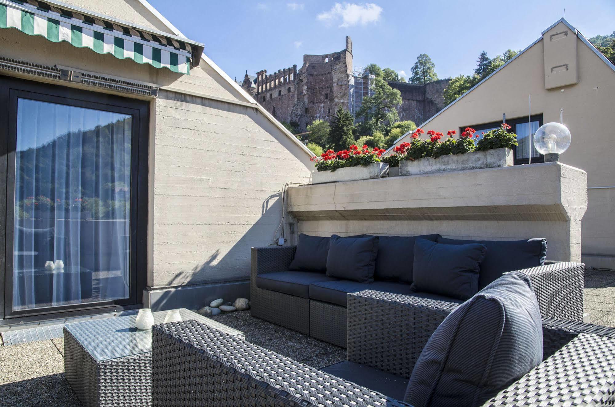 Hotel Am Schloss Heidelberg Bagian luar foto